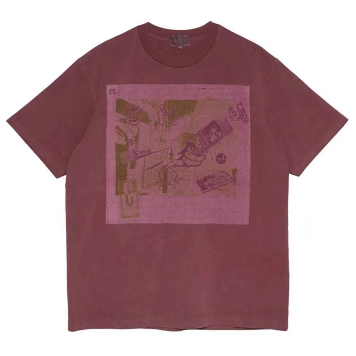 Cavempt Washed Batik Distressed Tee