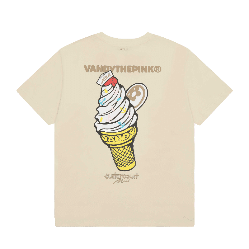 Vandyhepink Letter Print Tee