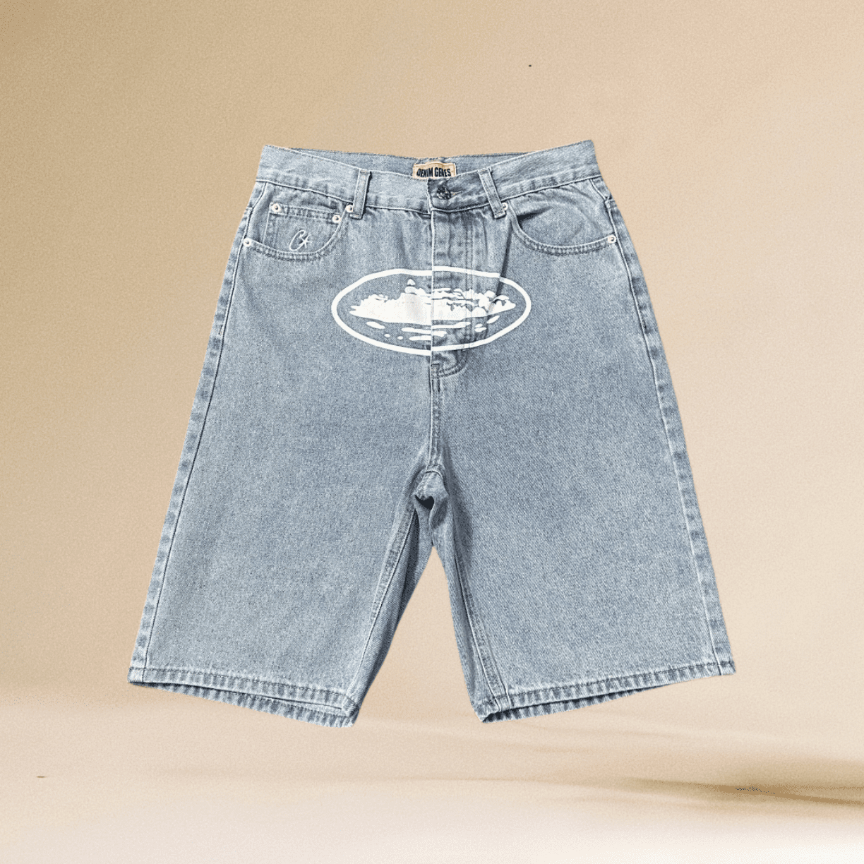 Corteiz Classic Printed American Straight Jeans West Coast Street Style