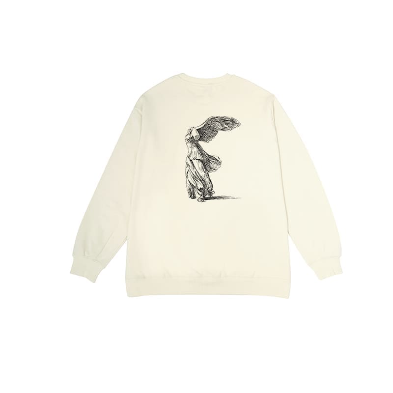 Yohji Yamamoto Sketch Folding Wing Angel Hoodie