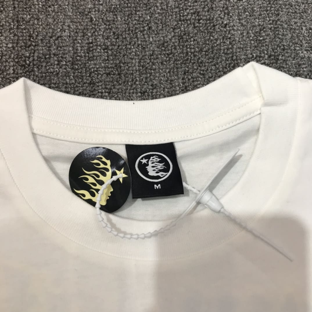 H*lst*r helmet of salvation sequins tee