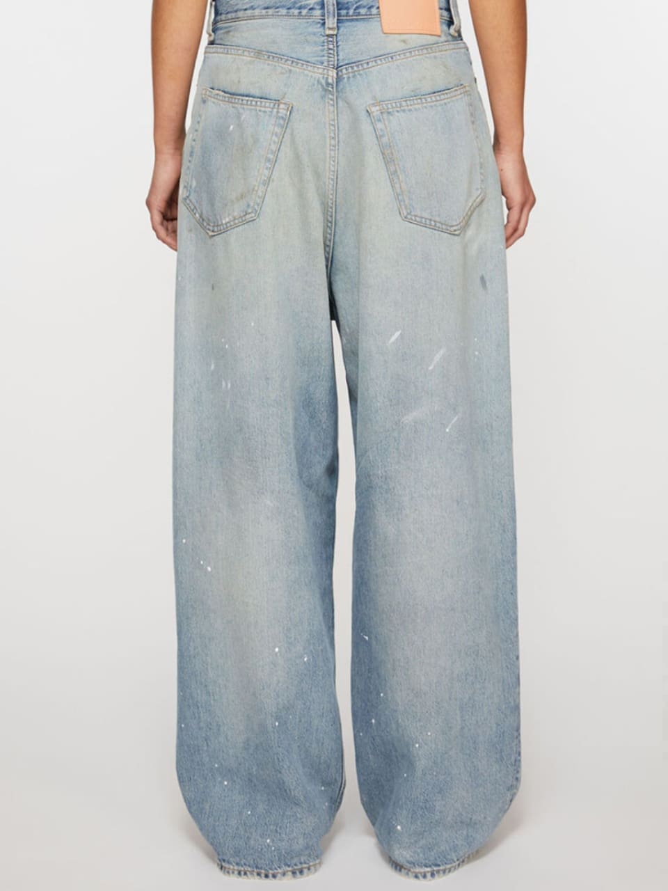 Acne Studios Baggy Mud Dyed Worn Jeans for Men and Women