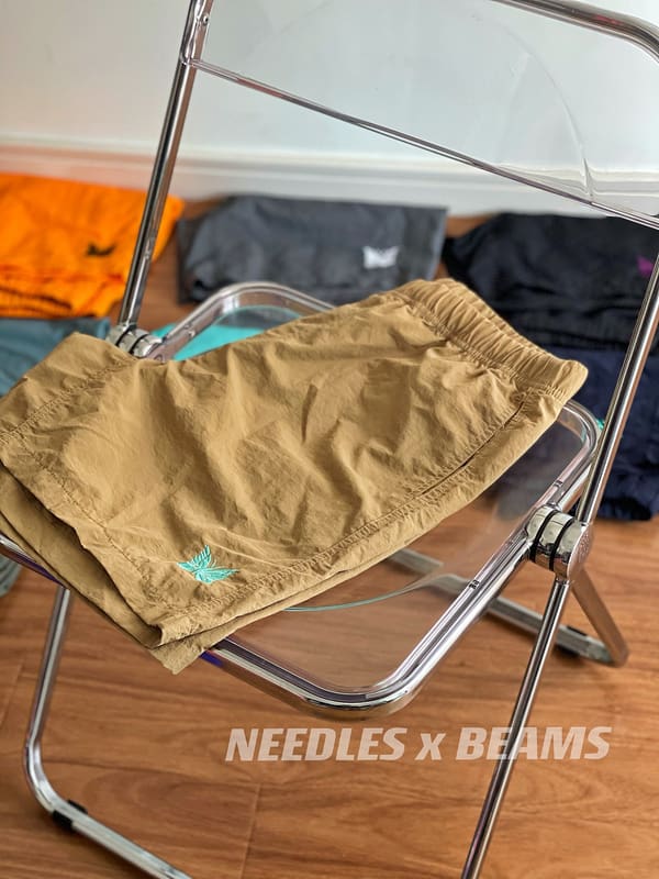 Needles Butterfly Embroidery Shorts