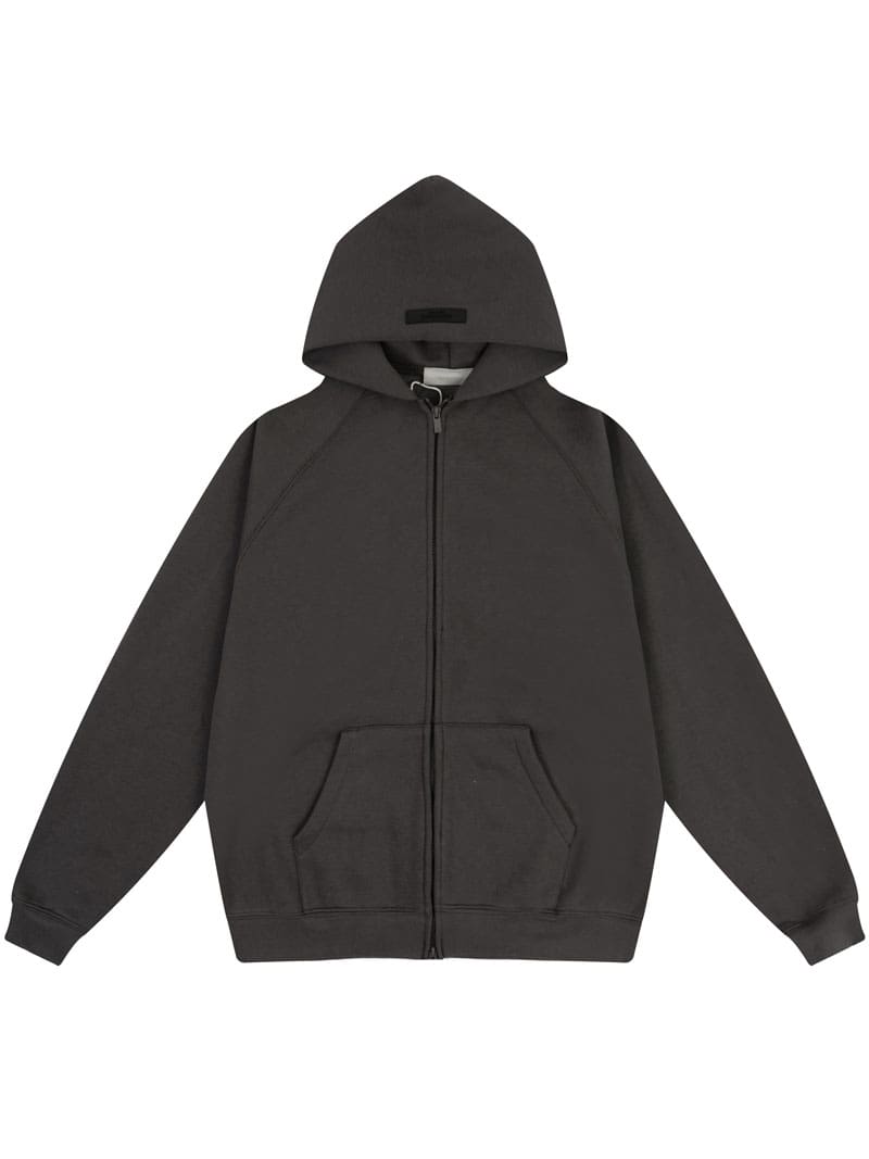 Essentials Amg Fog Double-Line Zipper Hoodie
