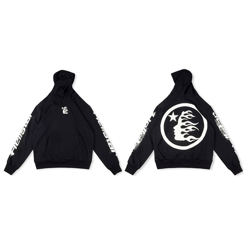 H*lst*r studios marble tie-dye hoodie