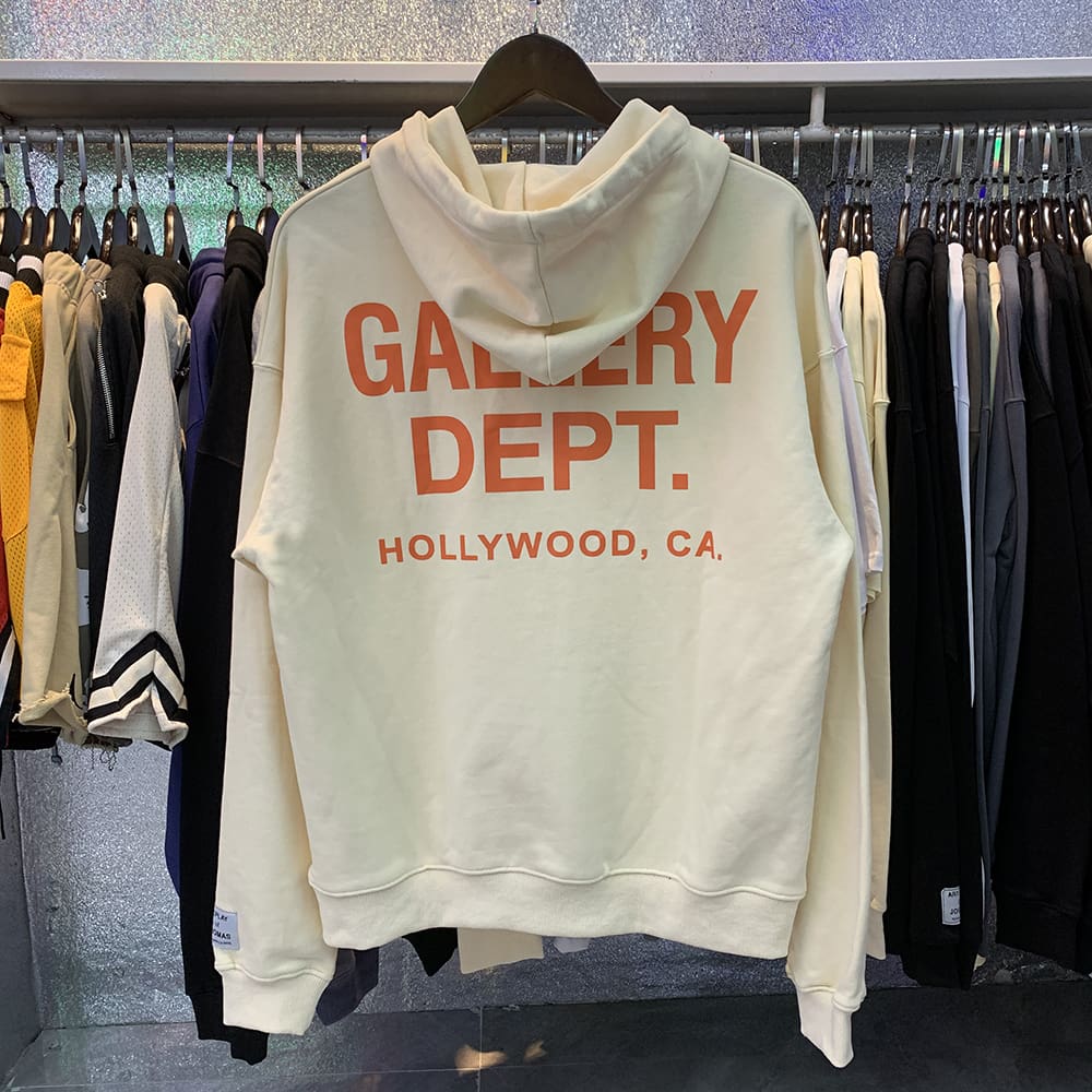 Gallery Dept Classic Letter Print Hoodie