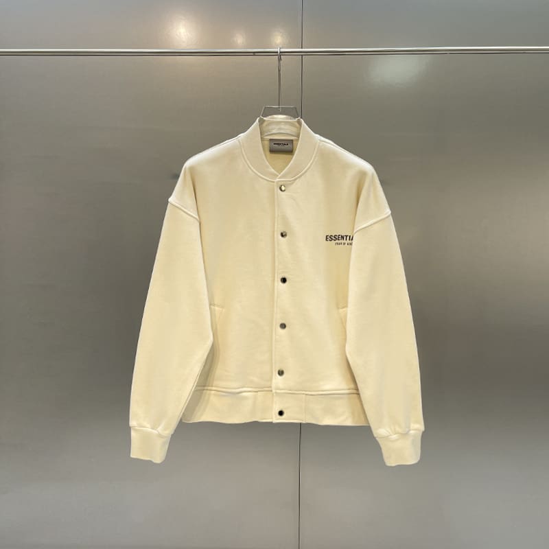 Fog Essentials Reflective Letter Baseball Sweater