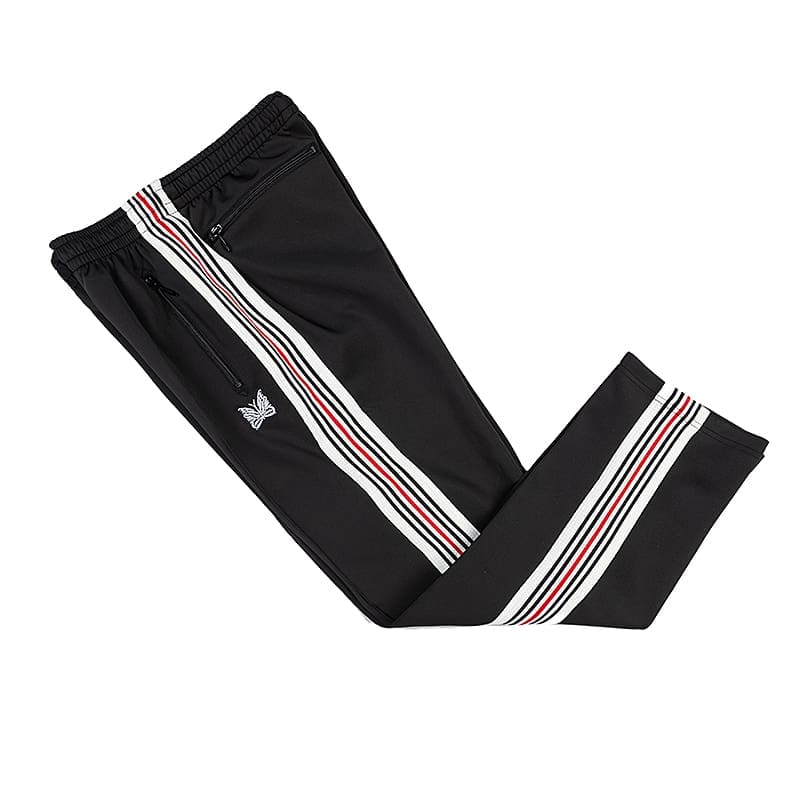 Needles Butterfly Embroidery Side Stripe Pants (Ins)