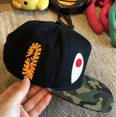 Bape Camouflage Shark Kids Cap