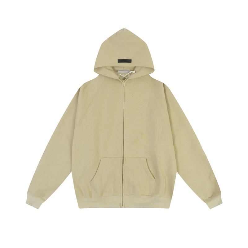 Essentials Amg Fog Double-Line Zipper Hoodie