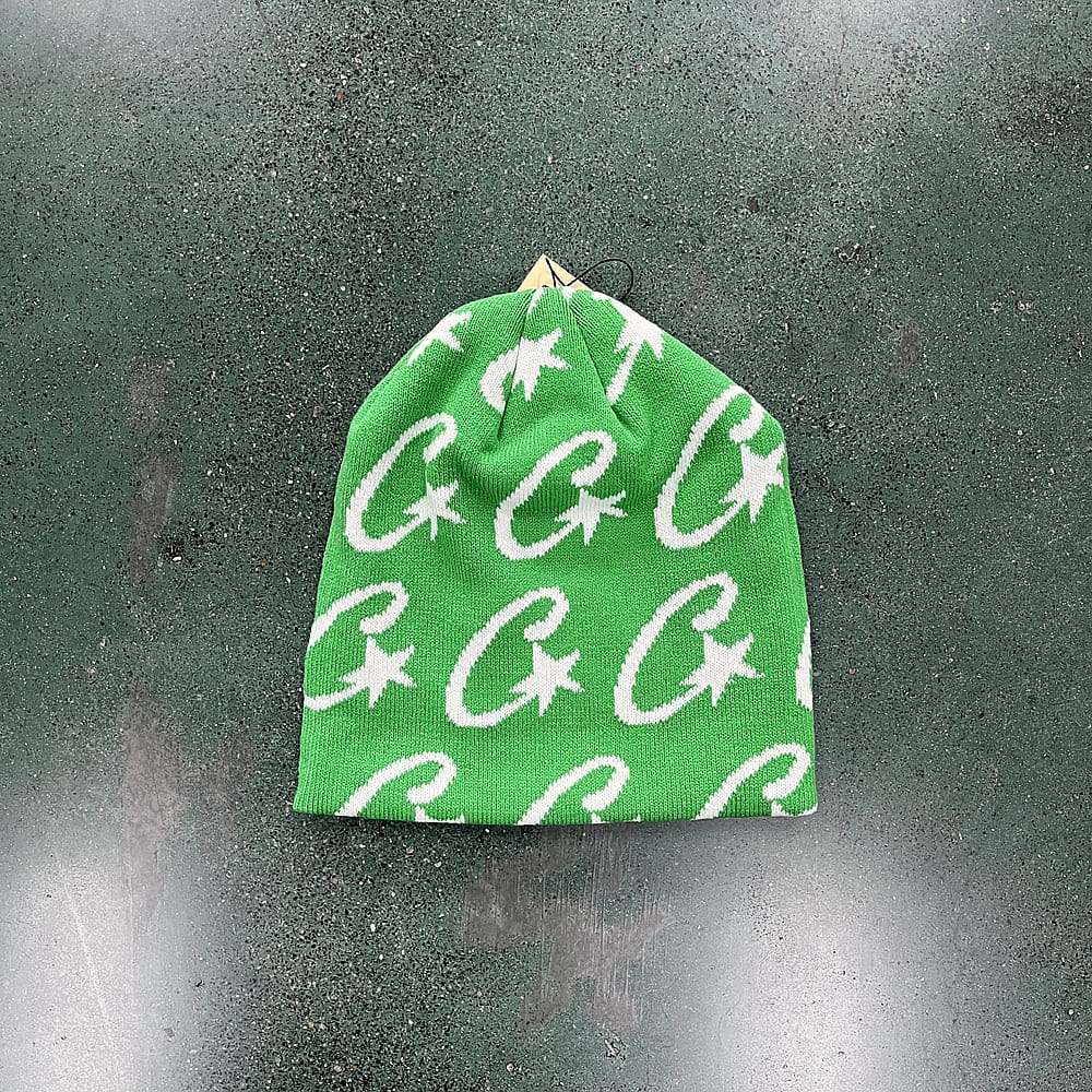 Corteiz Devil Island Demon Printed Beanie