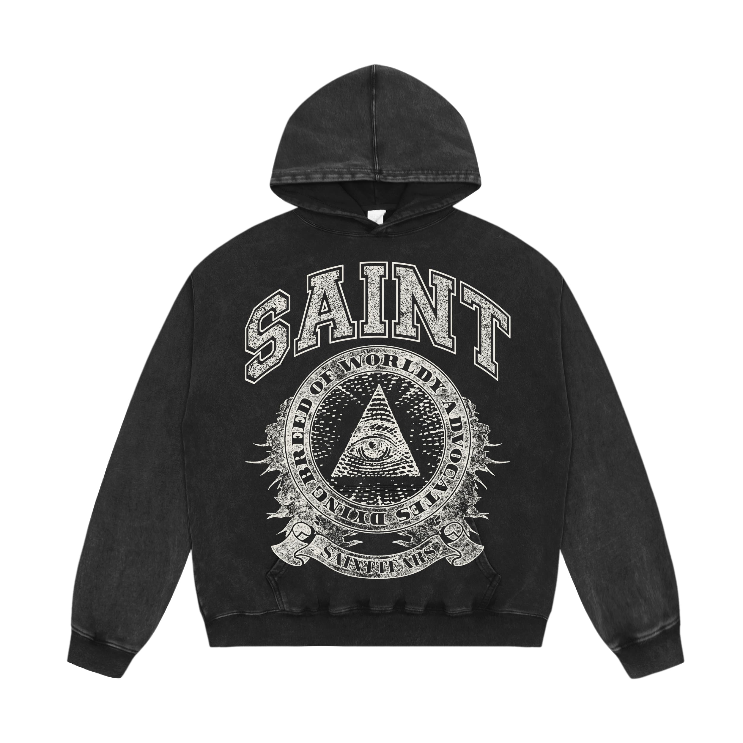 Saint Michael Washed-Out Vintage Hoodie