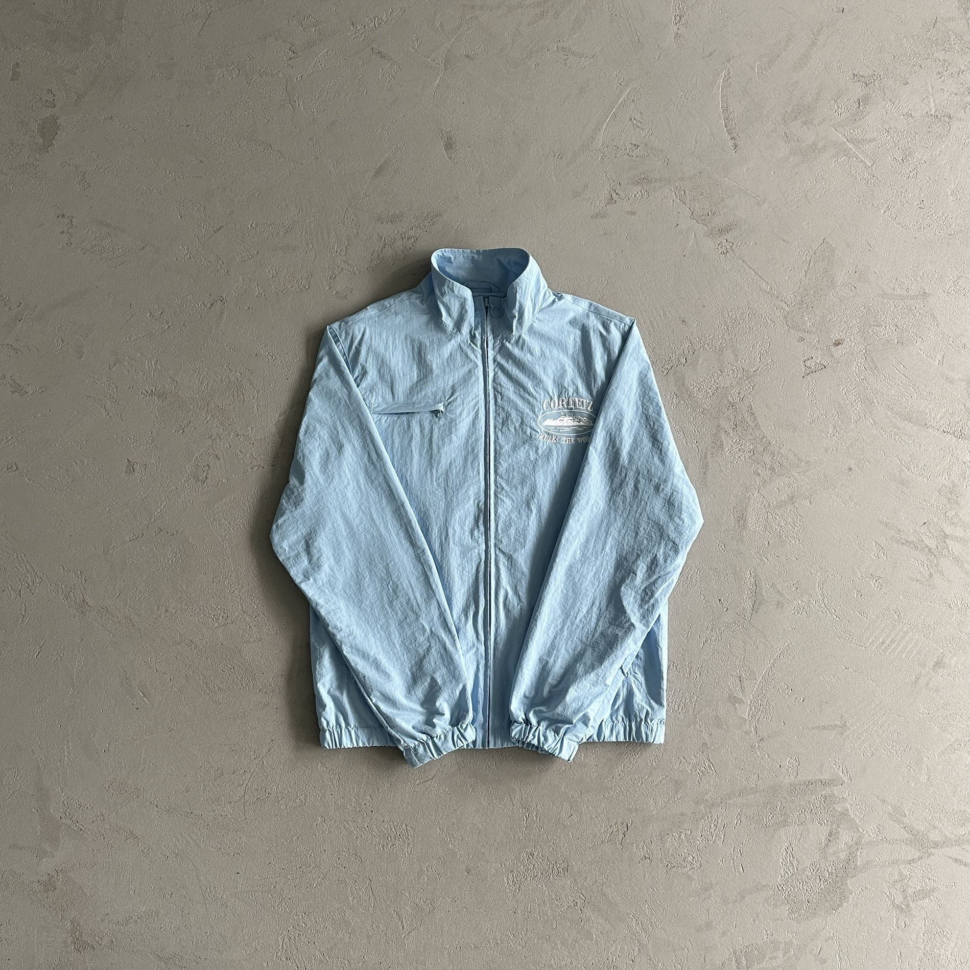 Corteiz Light Blue Jacket Men’s Casual Street Fashion