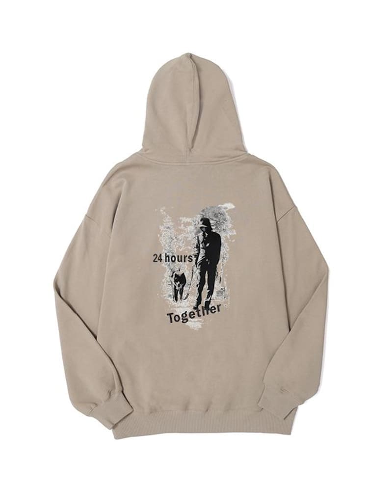 Yohji Yamamoto Abstract Character Hoodie