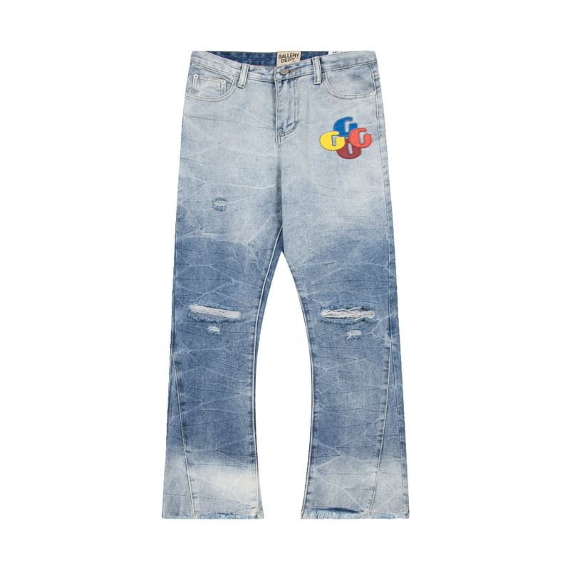 Gallery Dept Vintage Splash Ink Bell-Bottoms
