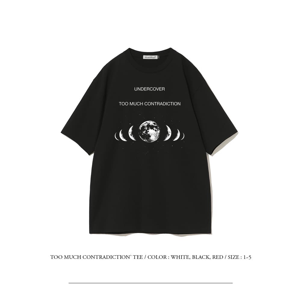 Undercover Lunar Eclipse National Fashion Space Print T-Shirt