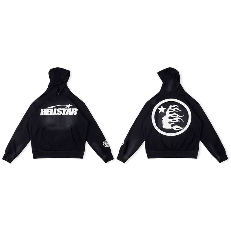 H*lst*r studios marble tie-dye hoodie