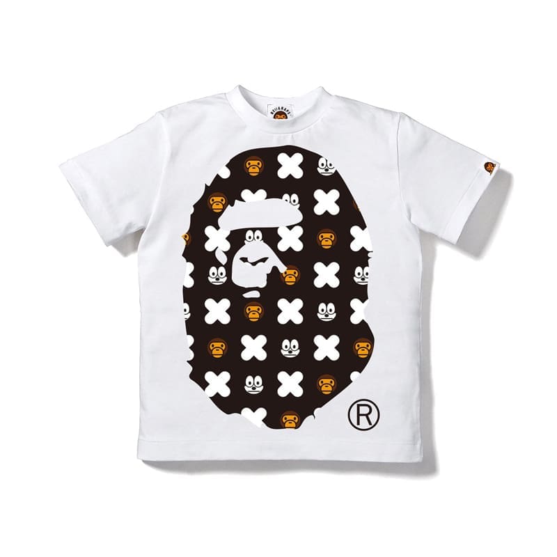Bape Ape Head Little Monkey Tee Parent-Child