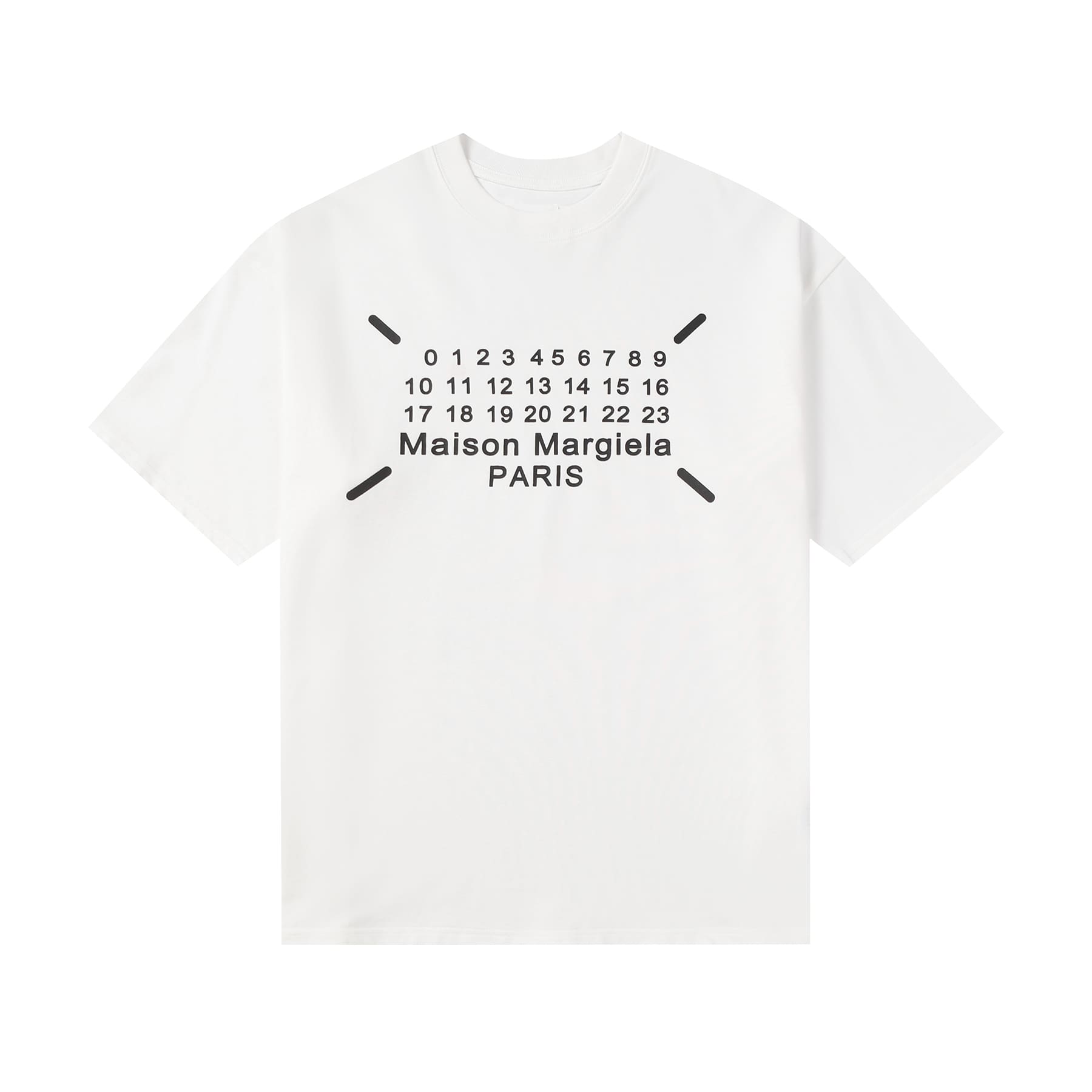 ma*s*n Ma*i*la numeric logo t-shirt