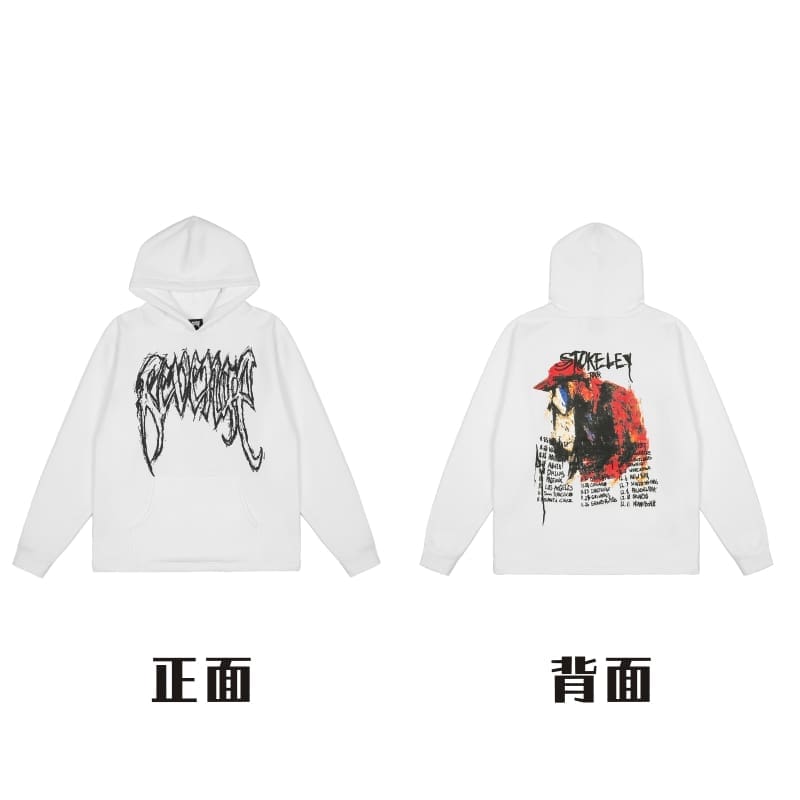Revenge Embroidered Keel Smoke Hoodie