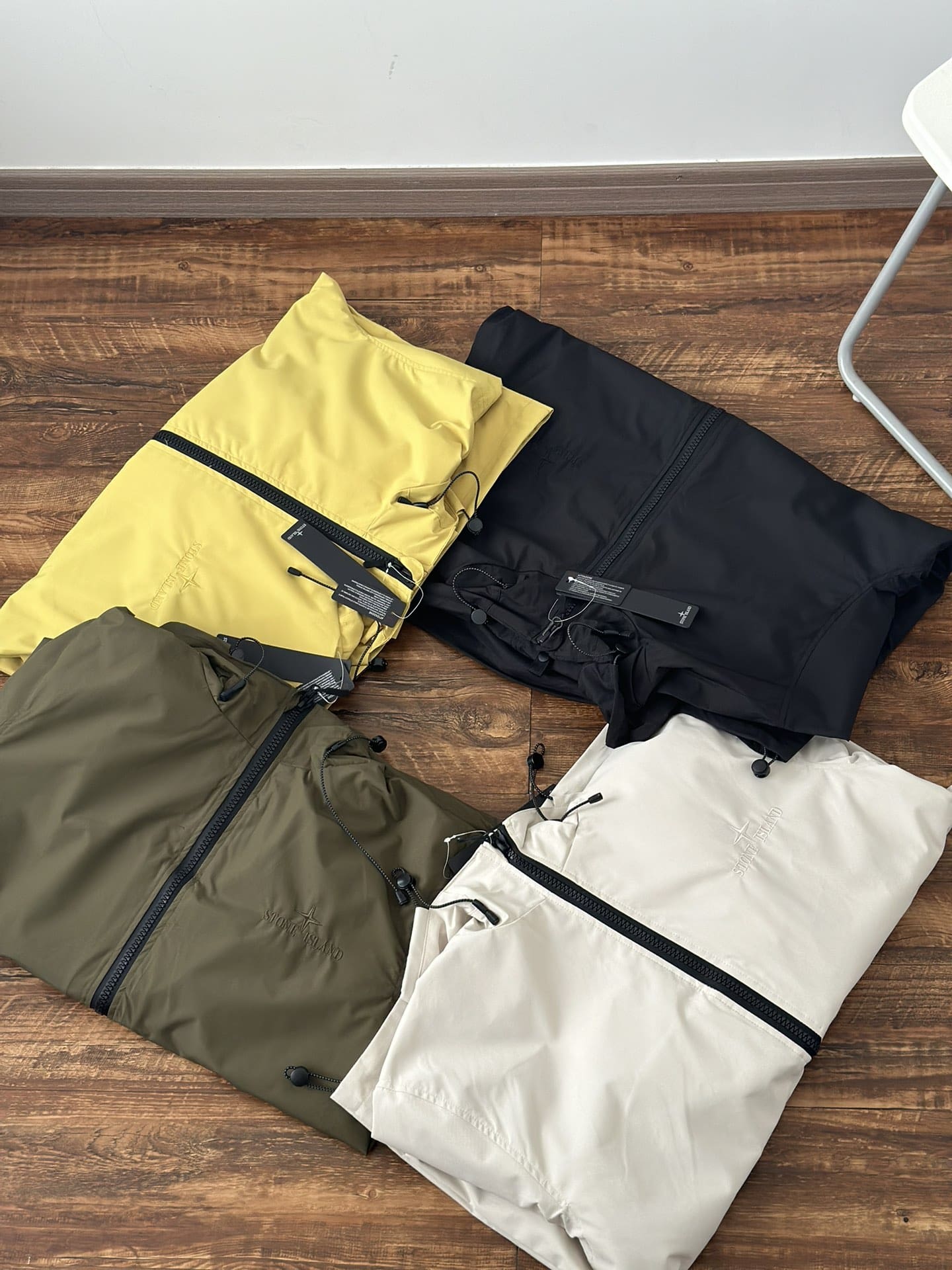 stone island24 new waterproof windproof breathable hood coat shell jacket jacket loose men and women