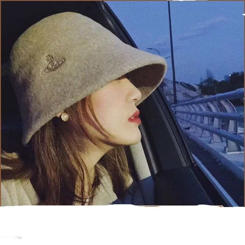 u1u1enne westwood beret wool retro painter hat for women