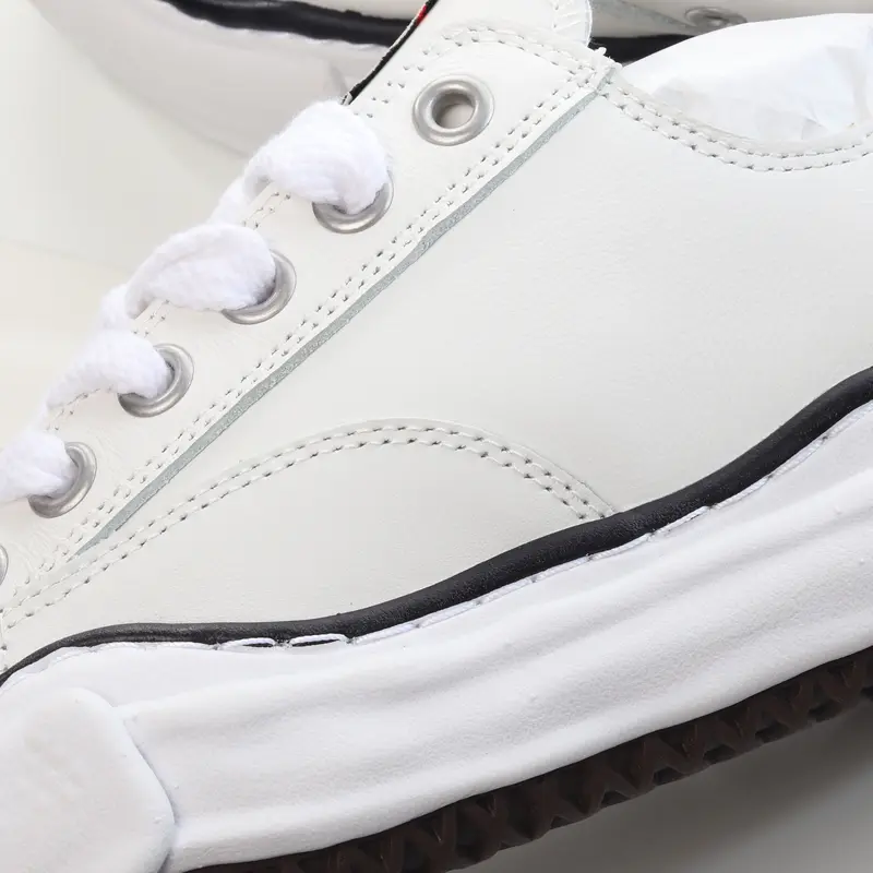 mmy Ma*s*n miharayasuhiro wayne original sole leather low sneaker grwy