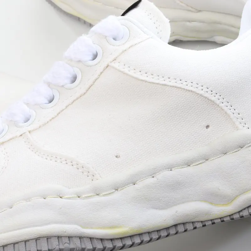 mmy Ma*s*n miharayasuhiro wayne original sole leather low sneaker grwy b