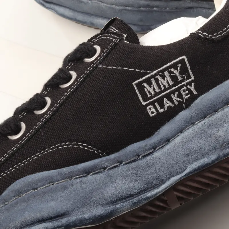 mmy Ma*s*n miharayasuhiro wayne original sole leather low sneaker grwy c