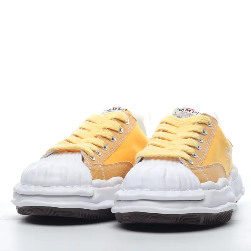 mmy Ma*s*n miharayasuhiro wayne original sole leather low sneaker grwy f