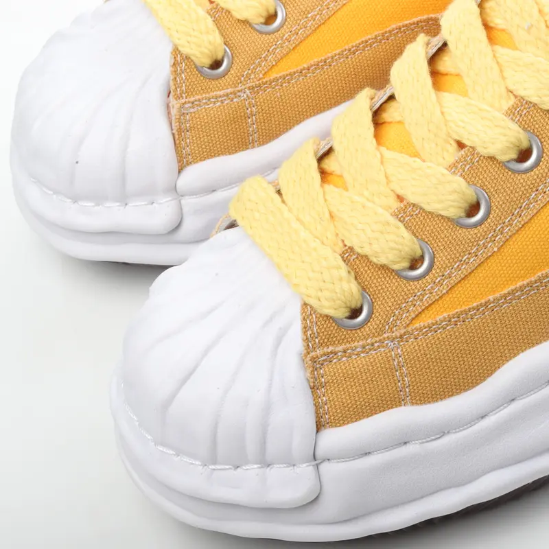 mmy Ma*s*n miharayasuhiro wayne original sole leather low sneaker grwy f