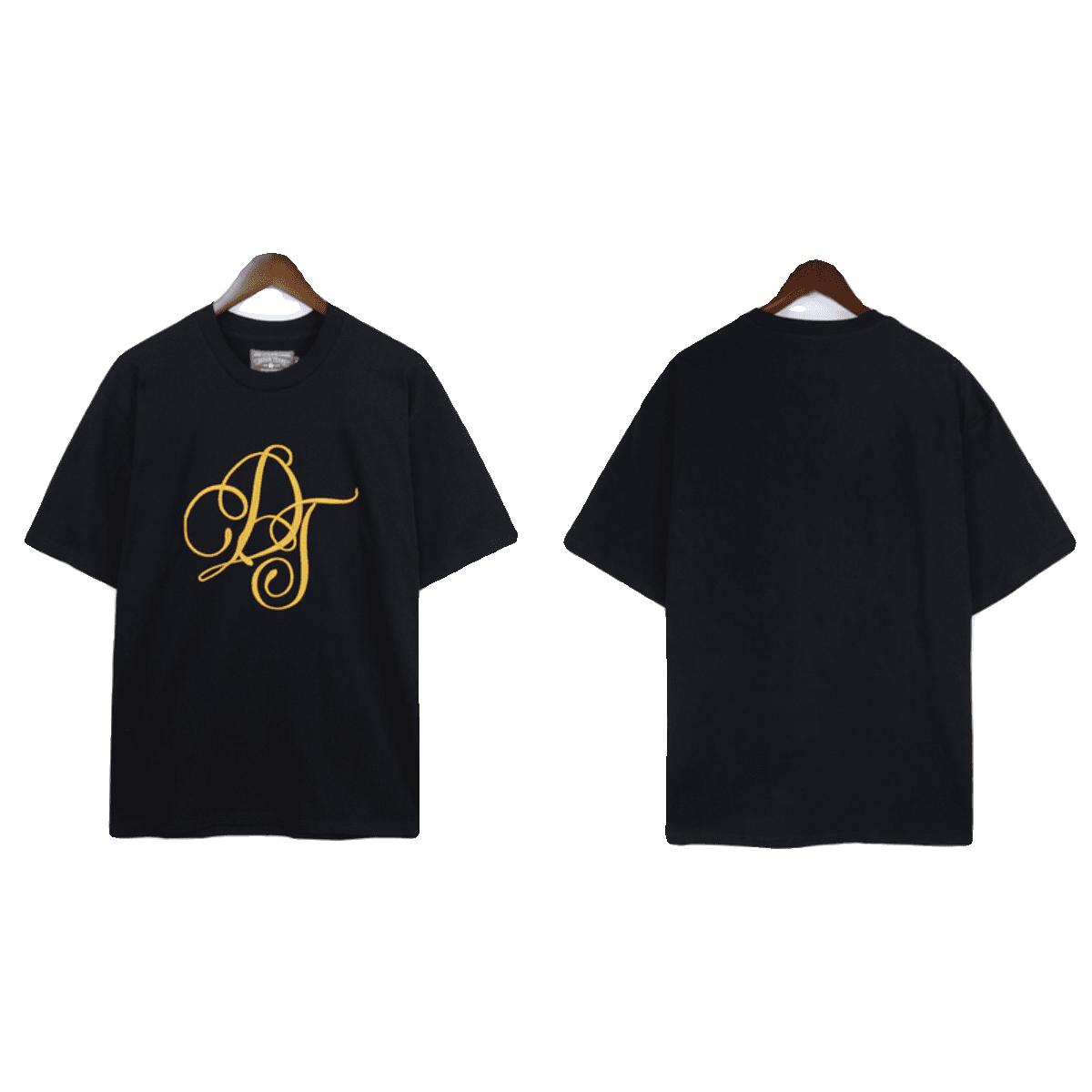 Denim Tears Kapok Letter Logo Embroidered Short Sleeve T-Shirt