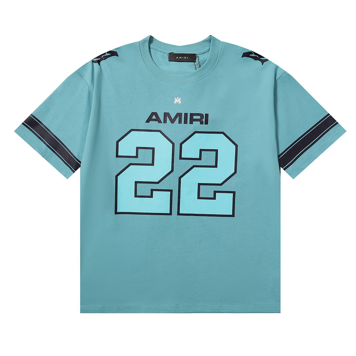 Amiri Fashion Solid Color High Street T-Shirt Retro Loose Fit 1
