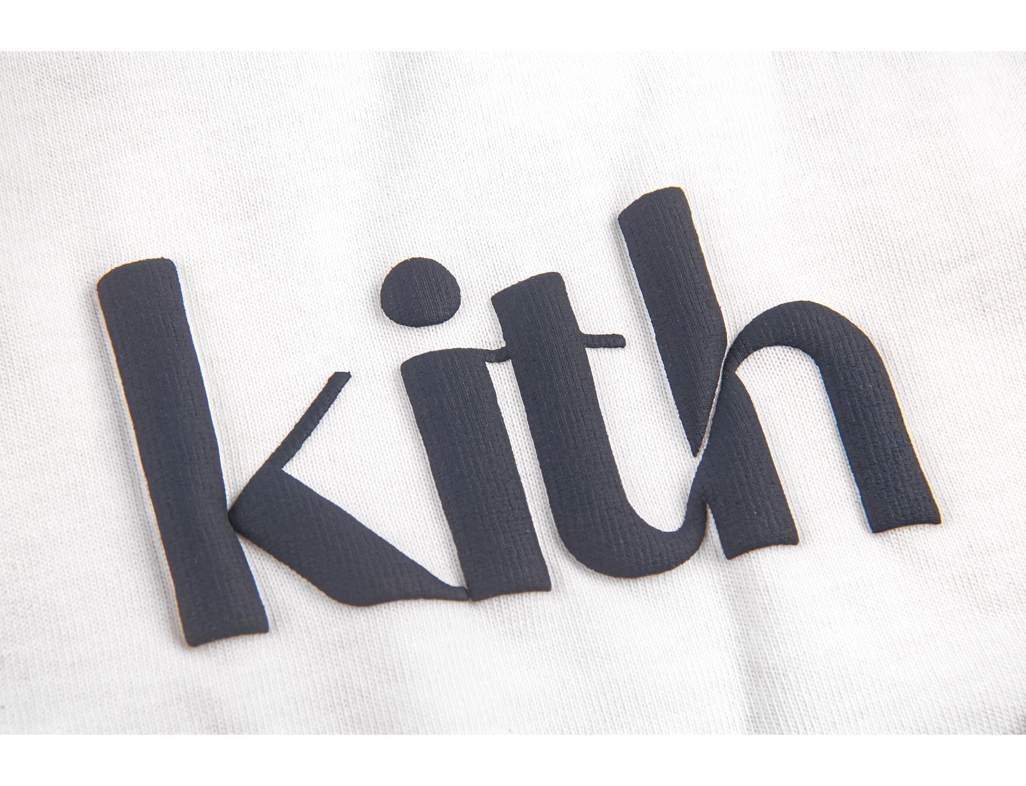 KITH foam logo printing men’s and women’s Maychao long-sleeved T-shirt spring and autumn letter underwear blouse loose solid color T-shirt