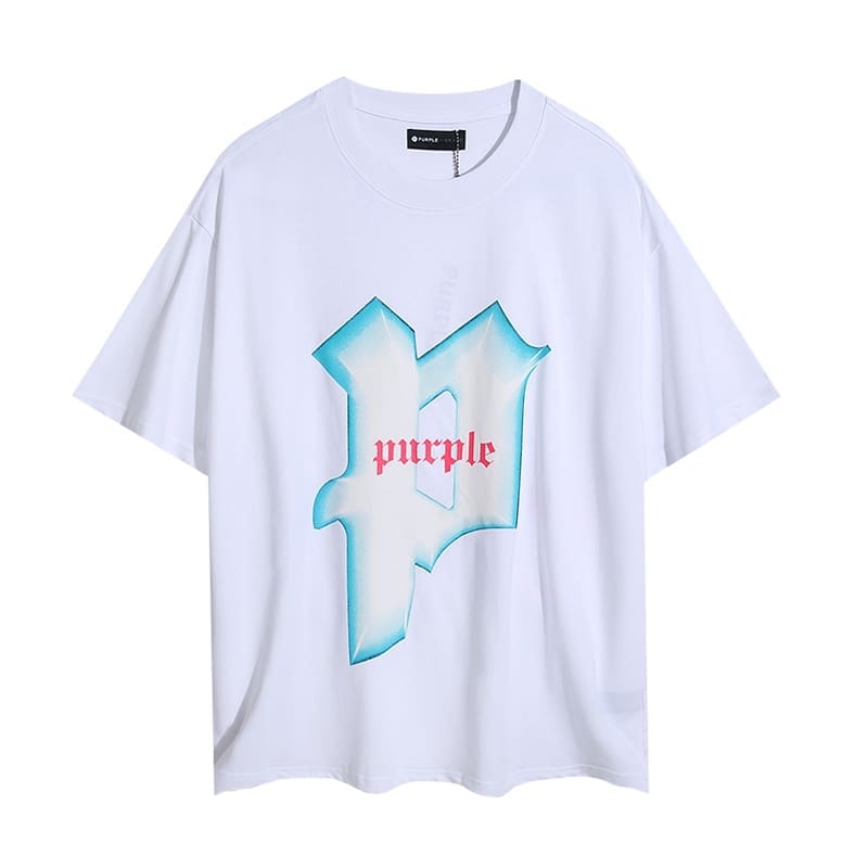 pu*re b*and letter print t-shirt high street cotton casual round neck