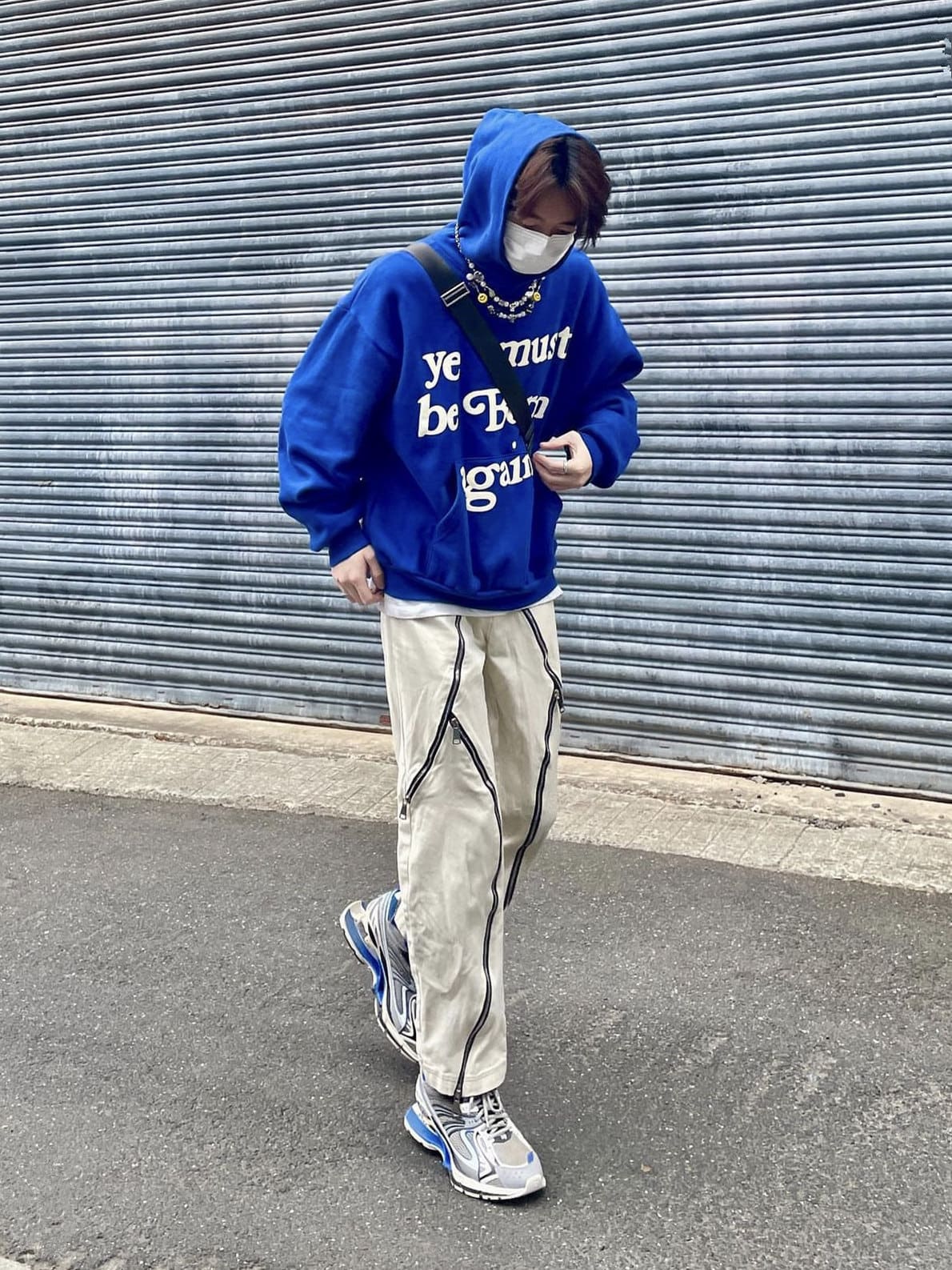 CPFM Kanye Foam Fleece Hoodie Trendy Loose Fit for Men