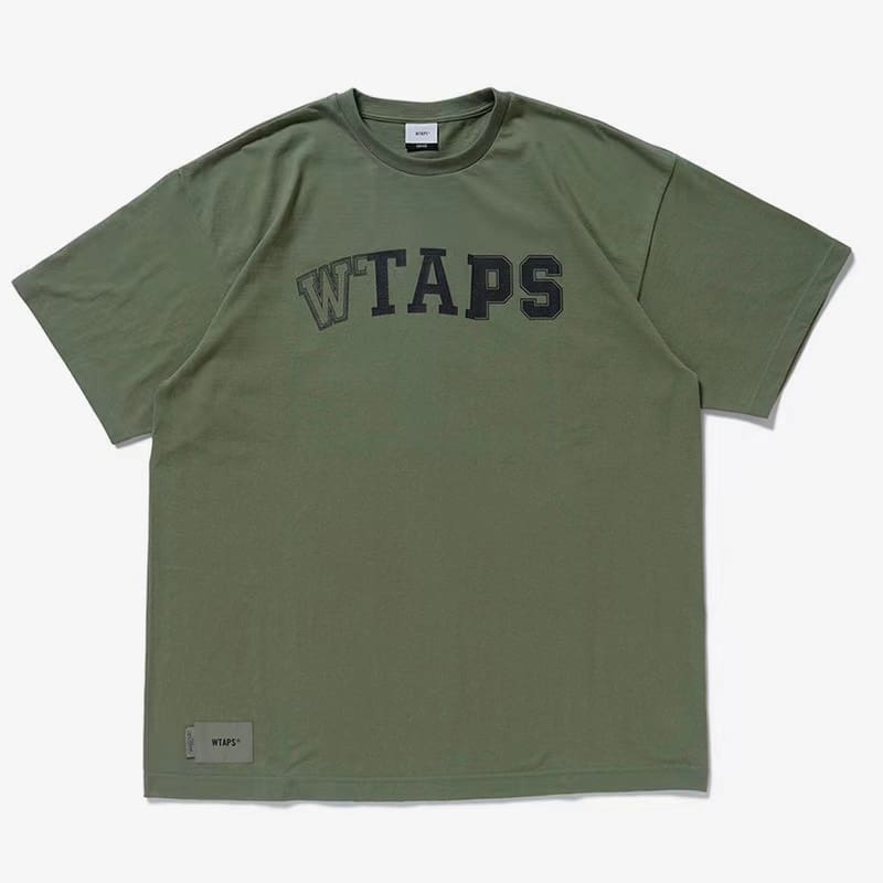Fashion brand WTAPS hidden limited letter printing popular Japanese loose City Boy round neck short sleeve t-shirt