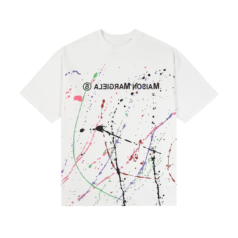 ma*s*n Ma*i*la mm6 digital pattern short sleeve t-shirt series for men and women