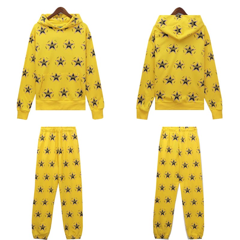 Denim Tears Printed Cotton Terry Hoodie and Pants Set