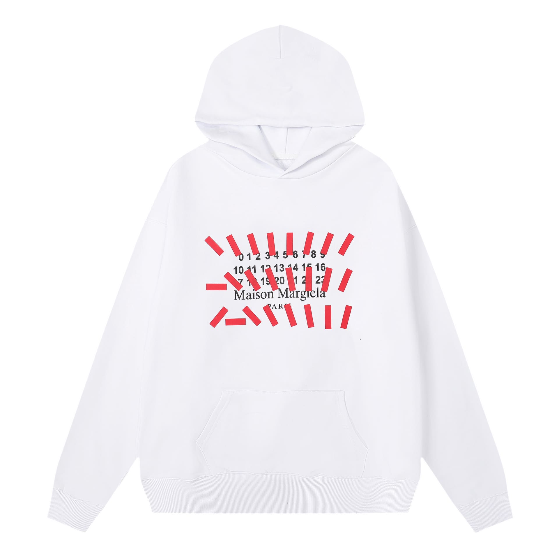 ma*s*n Ma*i*la mm6 terry hoodie sweater for men and women a