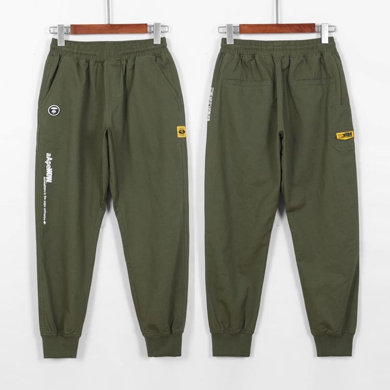 AAPE Camouflage Multi-Pocket Cargo Pants for Men and Women