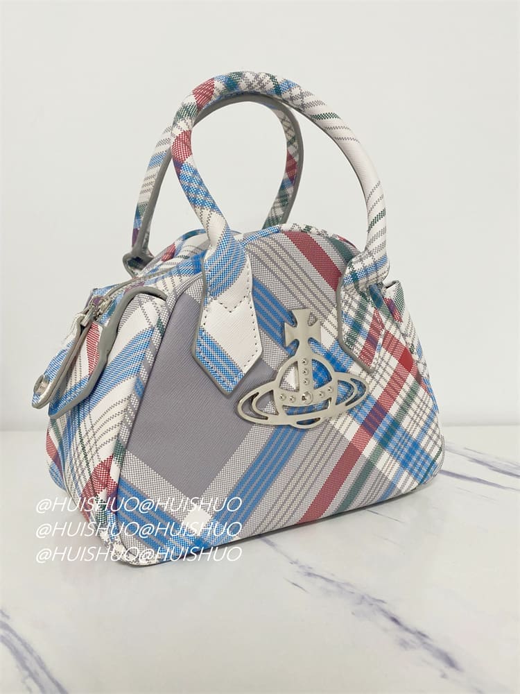 u1u1enne westwood crocodile pattern baguette shoulder bag saturn chain design