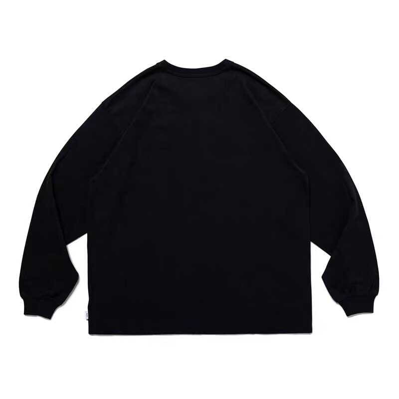 Fashion brand WTAPS CHAMPION joint embroidery Japanese leisure loose CityBoy round neck long sleeve T-shirt