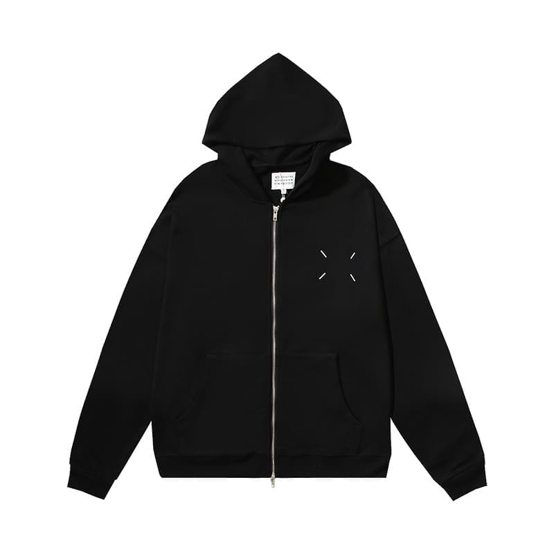 ma*s*n Ma*i*la mm6 plus size terry cardigan hoodie sweater