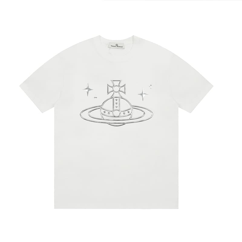 u1u1enne westwood cotton short-sleeve t-shirt for men and women