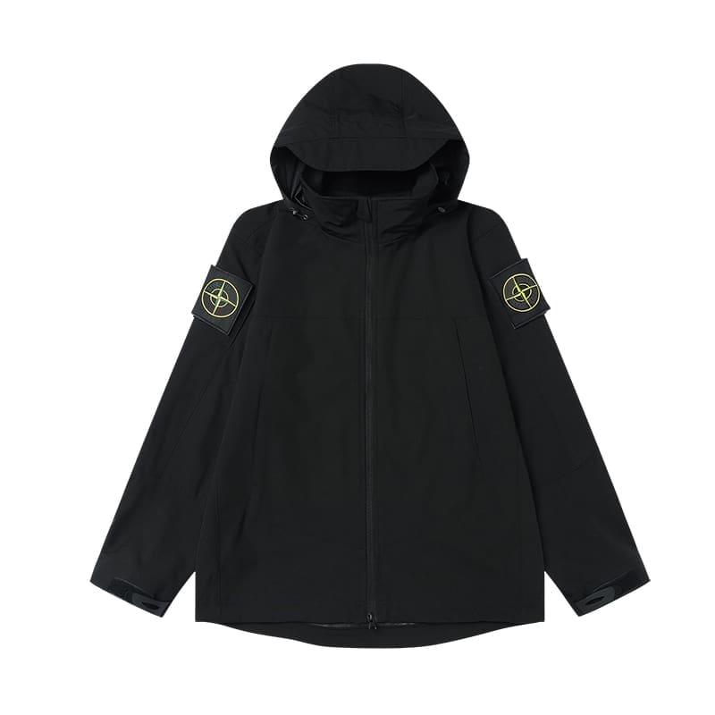 Stone Island Waterproof Soft Shell Jacket Hooded Casual Coat