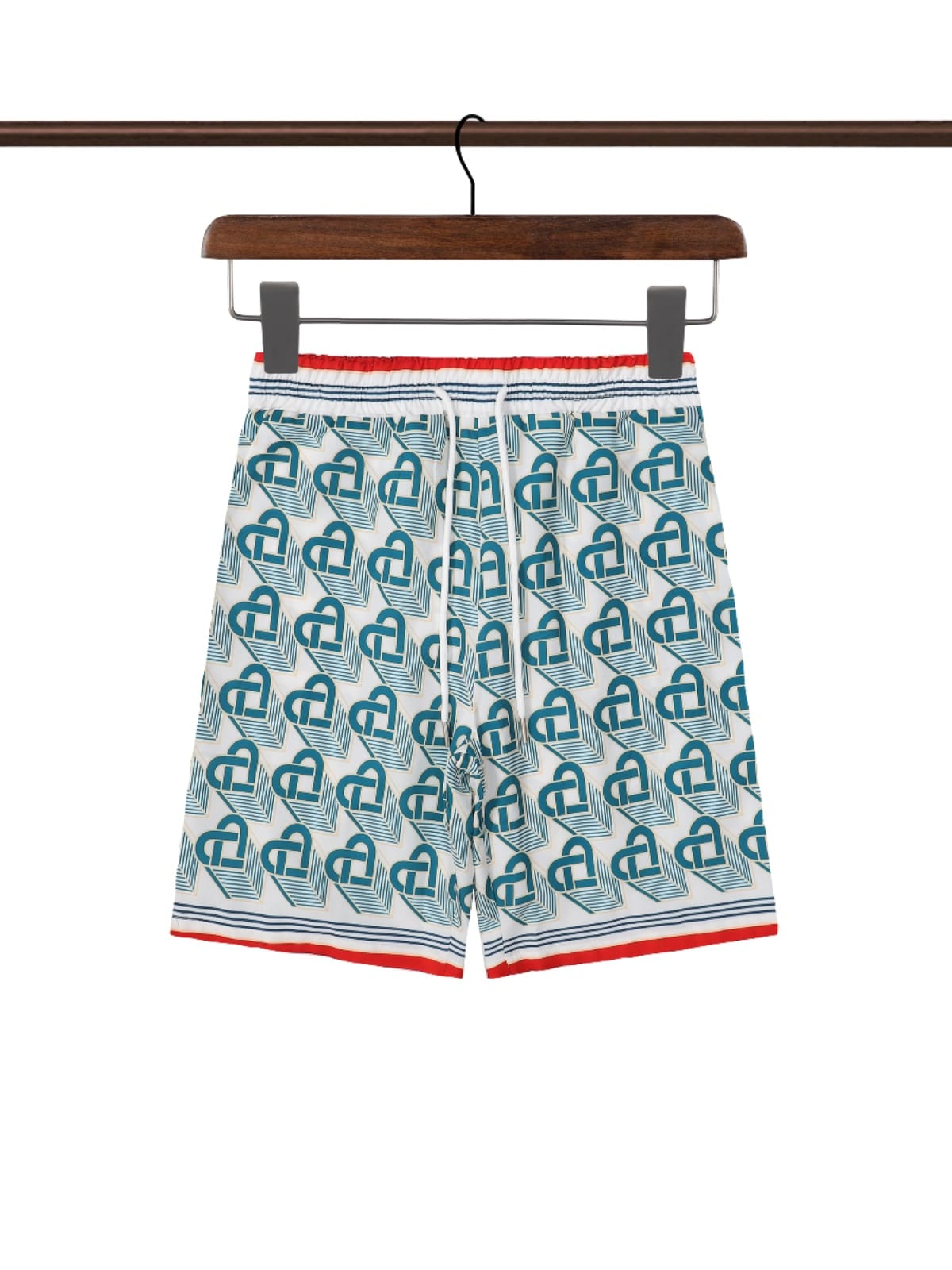 Casablanca Logo Love Full-Print Sports Casual Short Sleeve Shirt for Men and Women