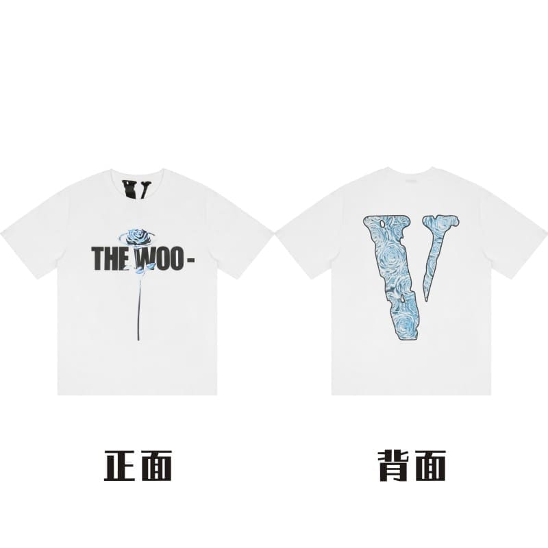 VLONE Large V Short Sleeve High Street T-Shirt Summer Style