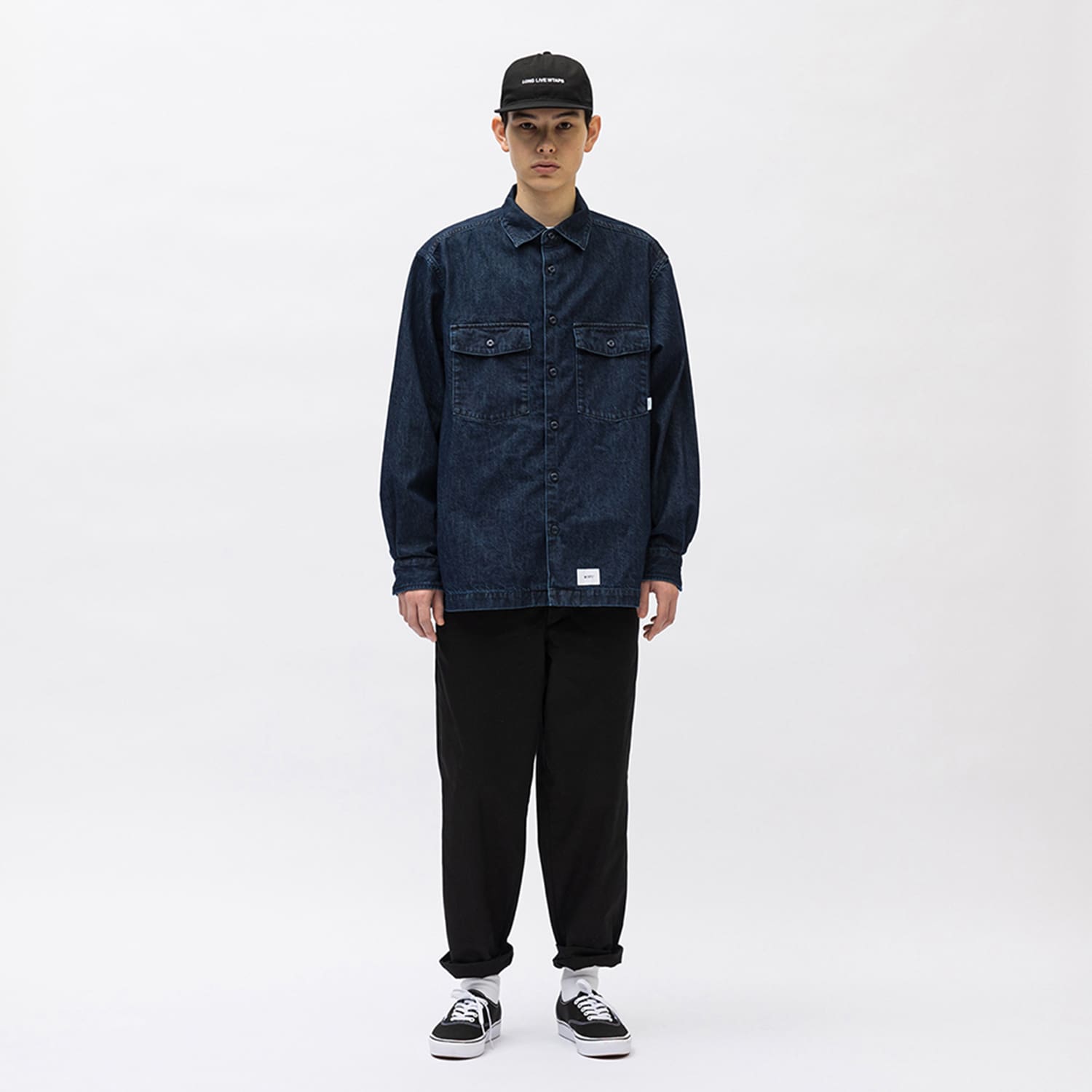Xishan Che WTAPS Japanese style workwear washed denim jacket CityBoy loose men’s long sleeve shirt