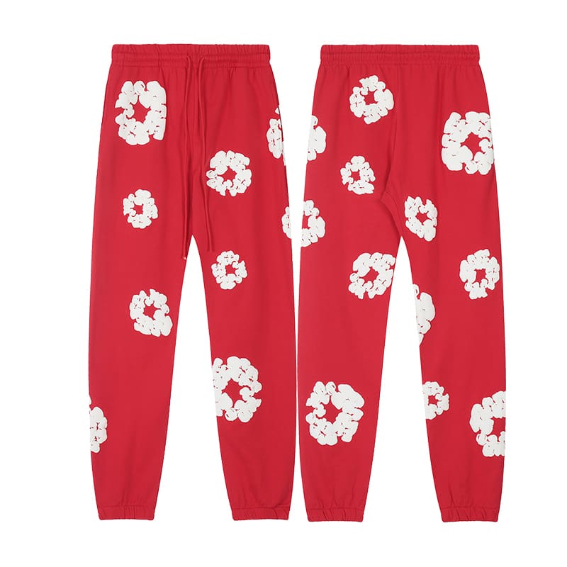 Denim Tears Embroidered Puff Print Sweatshirt and Sweatpants Set